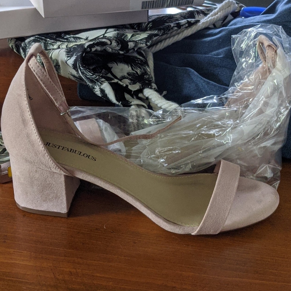 Just fab dress sandals sanoura blush